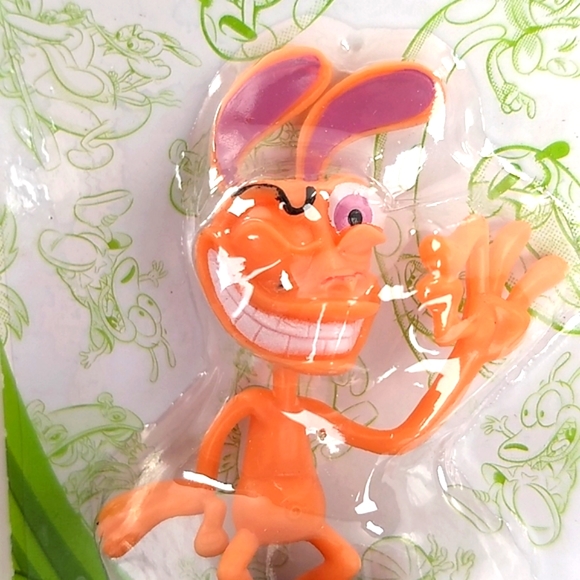 2/$12 Ren Hoek Nickelodeon Figurine On Factory Sealed Retail Card - Picture 5 of 13
